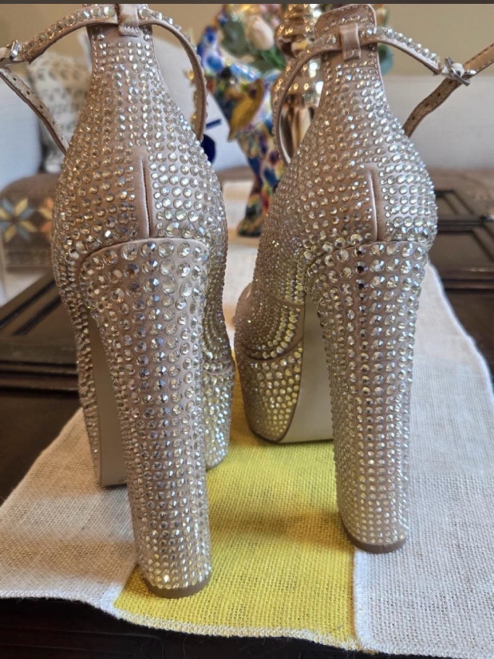 Steve Madden Skyrise Crystal Platform Pumps - Picture 3 of 4